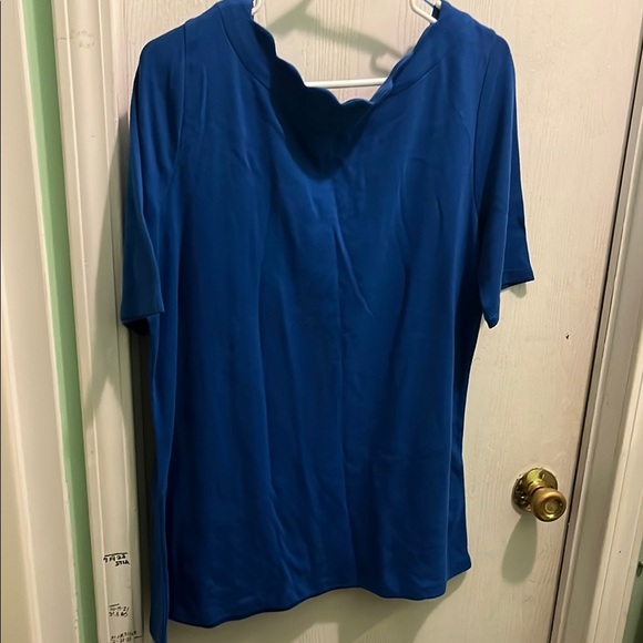 Kim Rogers Blue Blouse - Picture 2 of 5